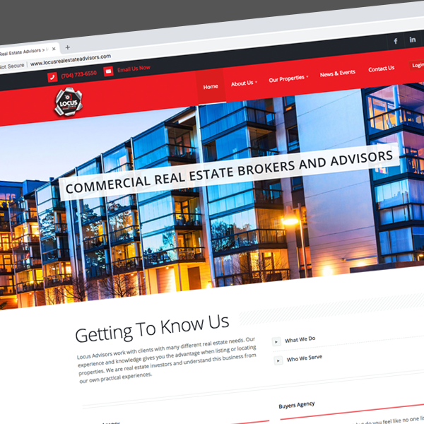 LOCUS Real Estate Advisors Website